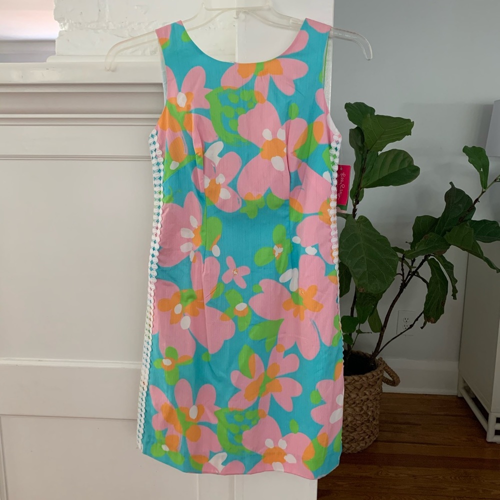 RARE Lily Pulitzer Delia Shift FLORESCENT Dress-2